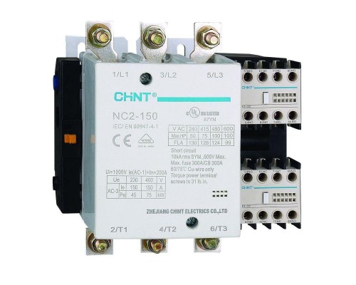 Контактор NC2-150 150А 220-240В/АС3 50Гц (R) CHINT 671398