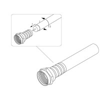 Разъем F RG-6 "AB" (03-008C) (уп.100шт) PROCONNECT 05-4003-4