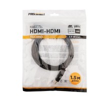 Кабель HDMI - HDMI 2.0 1.5м Gold PROCONNECT 17-6103-6