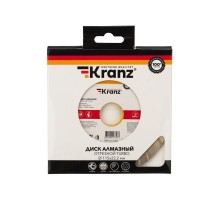 Диск алмазный отрезной Turbo 115x22.2мм Kranz KR-90-0120