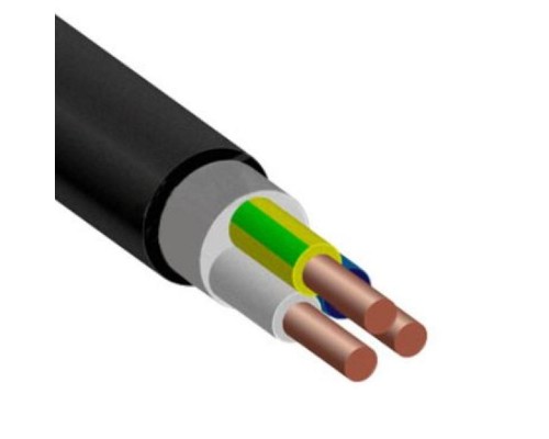 Кабель ВВГнг(А)-LS 3х2.5 ок (N PE) 0.66кВ (м) ПромЭл 11853830