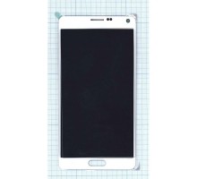 Дисплей (экран) в сборе с тачскрином для Samsung Galaxy Note 4 SM-N910C белый (Premium LCD)