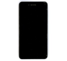 Дисплей (экран) в сборе с тачскрином для ASUS PadFone Infinity с рамкой черный (Premium SC LCD)