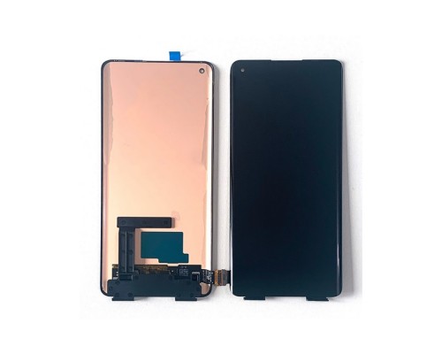 Дисплей (экран) в сборе с тачскрином для OnePlus 8 черный (Premium LCD)