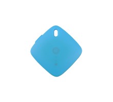 Bluetooth кнопка фото для телефонов iOS и Android квадратная голубая, коробка