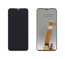 Дисплей (экран) в сборе с тачскрином для Samsung SM-A015F Galaxy A01 (2020) черный (Premium LCD) (узкий коннектор)