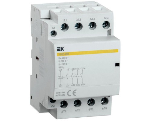 Контактор модульный КМ25-40М AC/DC IEK MKK21-25-40