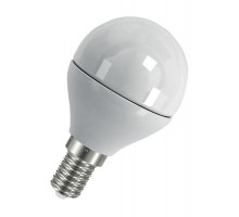 Лампа светодиодная LED Value LVCLP60 7SW/830 шар матовая E14 230В 10х1 RU OSRAM 4058075579620