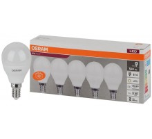 Лампа светодиодная LED Value LVCLP60 7SW/830 шар матовая E14 230В 2х5 RU (уп.5шт) OSRAM 4058075578104