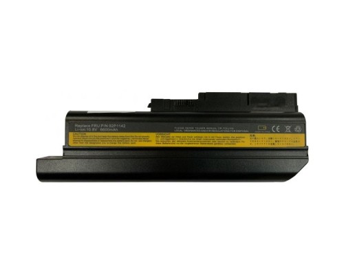 Аккумулятор Replace (совместимый с 92P1104, 92P1106) для ноутбука Lenovo ThinkPad R60 10.8V 6800mAh черный