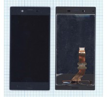 Дисплей (экран) в сборе с тачскрином для Sony Xperia XZ F8331 синий