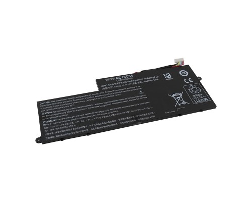 Аккумулятор OEM (совместимый с AC13C34) для ноутбука Acer V5-122P 11.4V 2600mAh черный