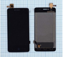 Дисплей (экран) в сборе с тачскрином для ZTE Blade AF3, AF5, A5, A5 Pro черный