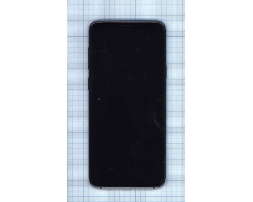 Дисплей (экран) в сборе с тачскрином для Samsung Galaxy S9 Plus SM-G965F/DS с рамкой синий (Premium LCD)