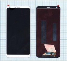 Дисплей (экран) в сборе с тачскрином для LG G6 H870DS белый