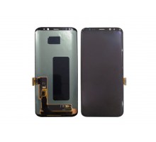 Дисплей (экран) в сборе с тачскрином для Samsung S8 G950F/FD черный (Premium SC LCD)