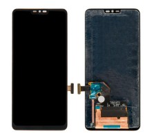 Дисплей (экран) в сборе с тачскрином для LG G7 ThinQ черный