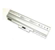 Аккумулятор OEM (совместимый с VGP-BPL13, VGP-BPL21) для ноутбука Sony Vaio VGN-AW 10.8V 7800mah серебристый