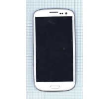 Дисплей (экран) в сборе с тачскрином для Samsung Galaxy S3 Duos GT-i9300i, i9301i GH97-15472B белый