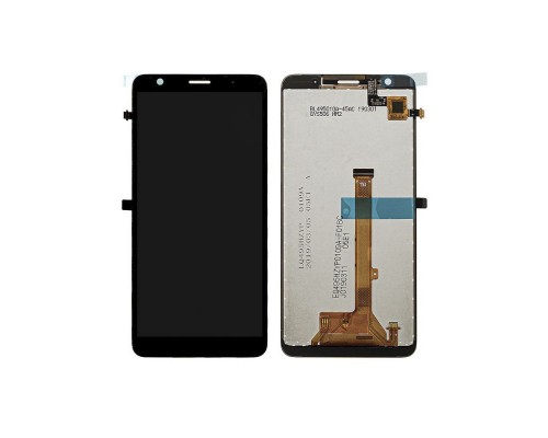 Дисплей (экран) в сборе с тачскрином для ZTE Blade L9 черный (Premium LCD)