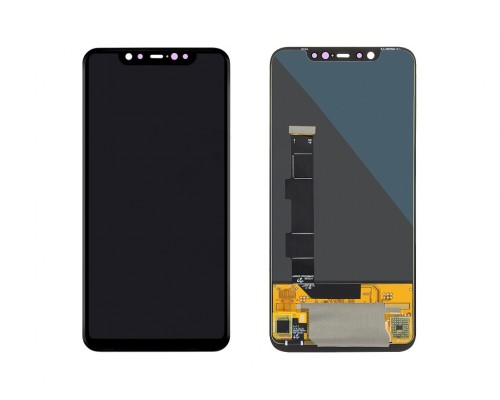 Дисплей (экран) в сборе с тачскрином для Xiaomi Mi 8 черный Premium LCD