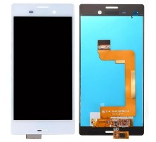 Дисплей (экран) в сборе с тачскрином для Sony Xperia M4 Aqua, M4 Aqua Dual E2333 белый AAA