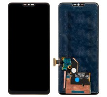 Дисплей (экран) в сборе с тачскрином для LG G7 Fit черный