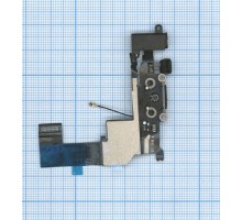 Шлейф с разъемом питания (Dock Connector) для Apple IPhone 5S черный