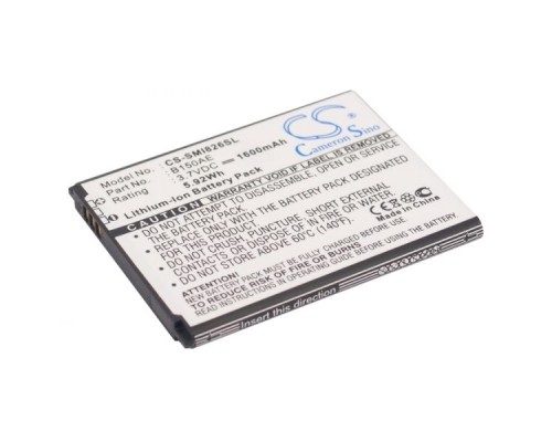 Аккумулятор CS-SMI826SL B150AE для Samsung GT-i8260/GT-i8262/SM-G3500 3.7V / 1600mAh / 5.92Wh (CameronSino)