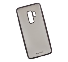 Защитная крышка "G-Case" для Samsung Galaxy S9+ Plating TPU Case (прозрачная с черной рамкой)