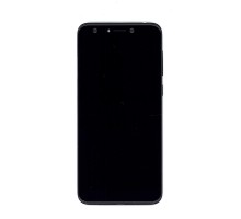 Дисплей (экран) в сборе с тачскрином для Asus ZenFone 5 Lite ZC600KL черный с рамкой