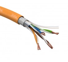 Кабель витая пара F/UTP 4х2х24 AWG Cat5e CU нг(А) HF (уп.305м) ЭРА Б0044687