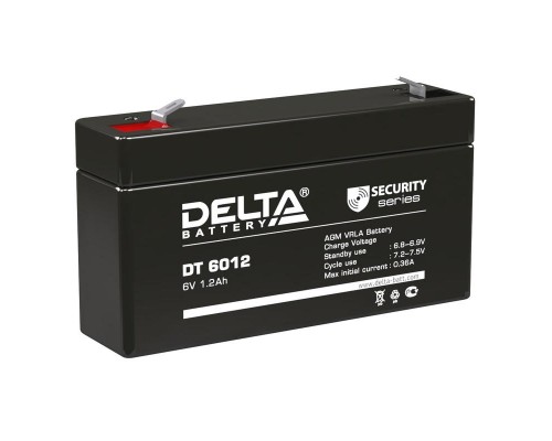 Аккумулятор ОПС 6В 1.2А.ч Delta DT 6012