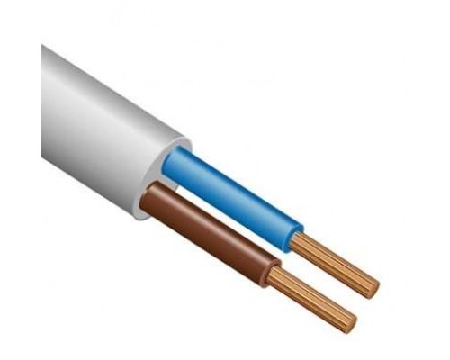 Провод ПВС 2х0.75 Ч (бухта) (м) ЭЛЕКТРОКАБЕЛЬ НН 00-00004828