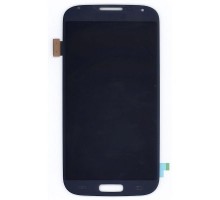 Дисплей (экран) в сборе с тачскрином для Samsung Galaxy S4 GT-I9500 синий с рамкой