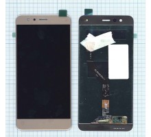 Дисплей (экран) в сборе с тачскрином для Huawei P10 Lite (5.2") WAS-LX1 золото (Premium LCD)