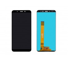 Дисплей (экран) в сборе с тачскрином для Meizu M6S черный (Premium LCD)