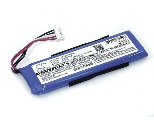 Аккумуляторная батарея CameronSino CS-JMF300SL для JBL Flip 3 3.7V 3000mAh 11.10Wh