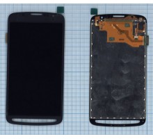 Дисплей (экран) в сборе с тачскрином для Samsung Galaxy S4 Active GT-I9295 черный