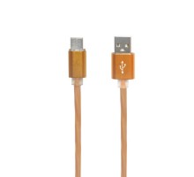 USB кабель "LP" Type-C косичка 1м оранжевый