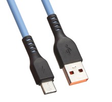 USB кабель "LP" USB Type-C "Extra" TPE голубой