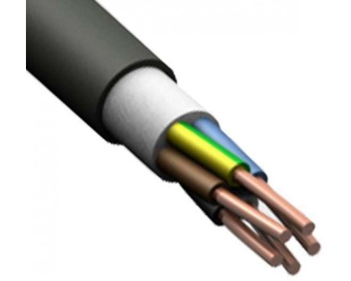 Кабель ППГнг(А)-HF 5х2.5 ОК (N PE) 0.66кВ (м) Цветлит 00-00140601