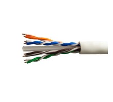 Кабель витая пара U/UTP кат.6 4х2х23AWG solid CU PVC Six сер. (м) SUPRLAN 01-0316-1