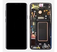 Дисплей (экран) в сборе с тачскрином для Samsung G960F Galaxy S9 с рамкой черный (Premium SC LCD)