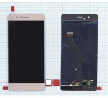 Дисплей (экран) в сборе с тачскрином для Huawei P9 Lite золото