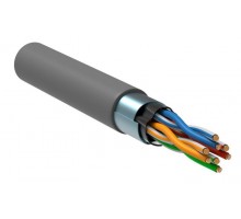 Кабель витая пара F/UTP кат.5e 4х2х24AWG solid CU PVC GENERICA сер. 305м (м) ITK BC1-C5E04-311-305-G