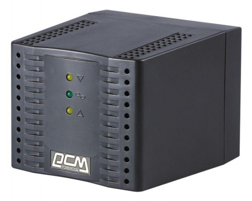 Стабилизатор напряжения TCA-1200 600Вт 1200В.А черн. POWERCOM 802506