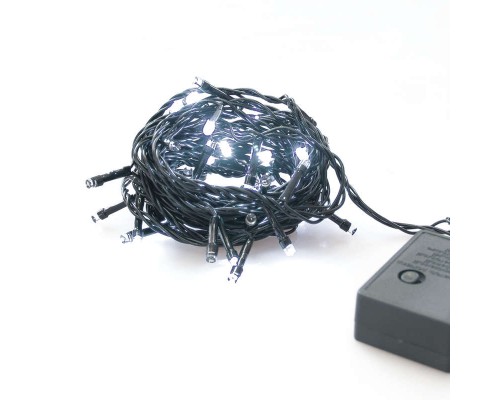 Гирлянда ILD050C-GW 50LED 5м 8 реж. бел. SHlights 4690601041944