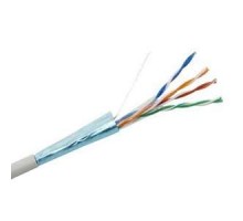 Кабель витая пара F/UTP кат.5E 4х2х24AWG solid CCA PVC сер. (м) Net.on 01-1001