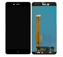 Дисплей (экран) в сборе с тачскрином для ZTE Nubia Z11 mini S черный